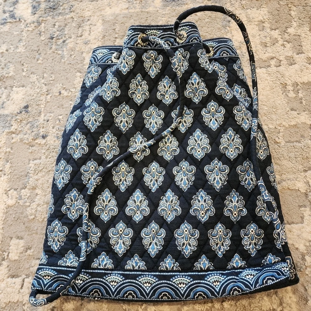 Vera‎ Bradley Blue Backsack backpack. 15
